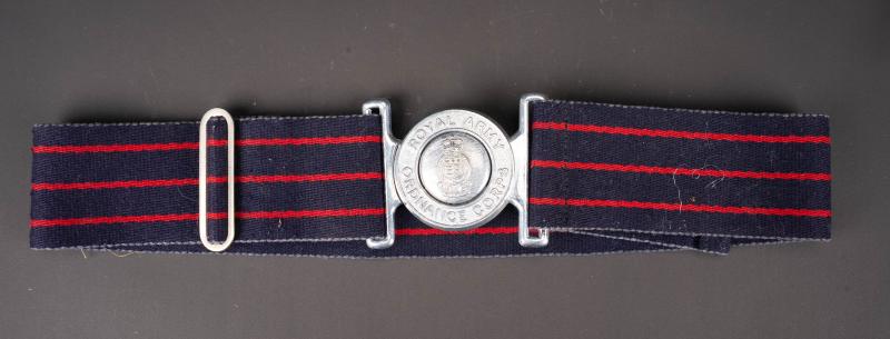 Ceinturon Royal Army Ordnance Cops. Royal Army Ordnance Corps belt.