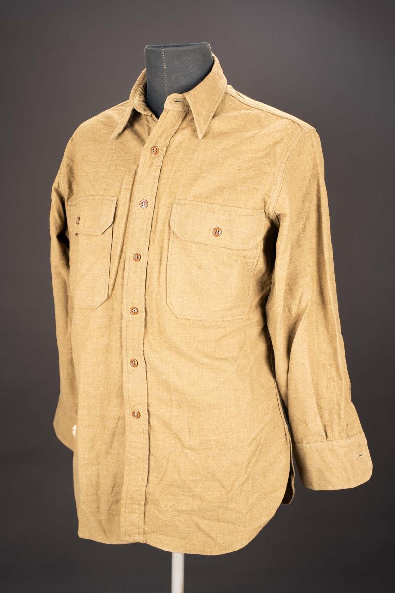 Chemise moutarde. US army shirt