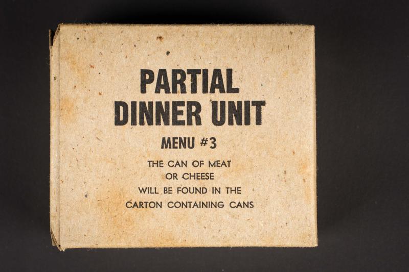 Ration Dinner Unit. US Army Dinner Unit ration.