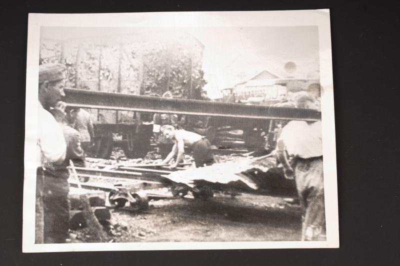Photo de presse France 1944. France 1944 press photograph.