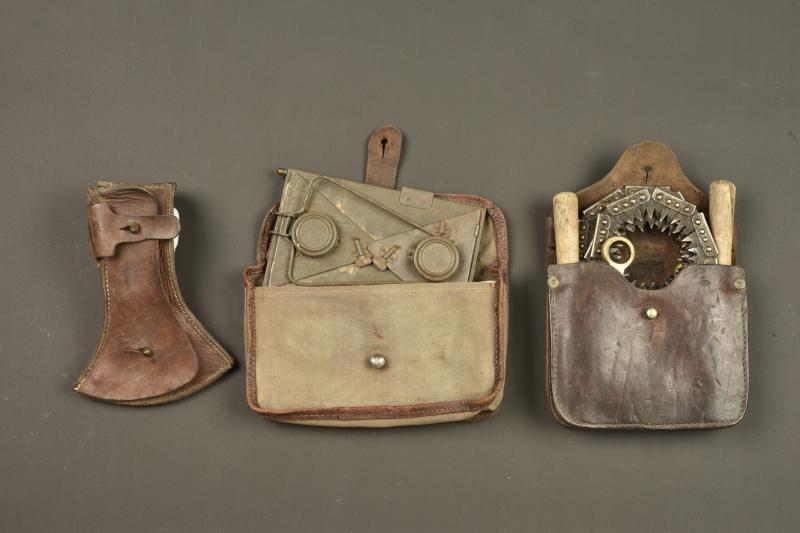Lot d'équipements individuels français. Lot of French individual equipment