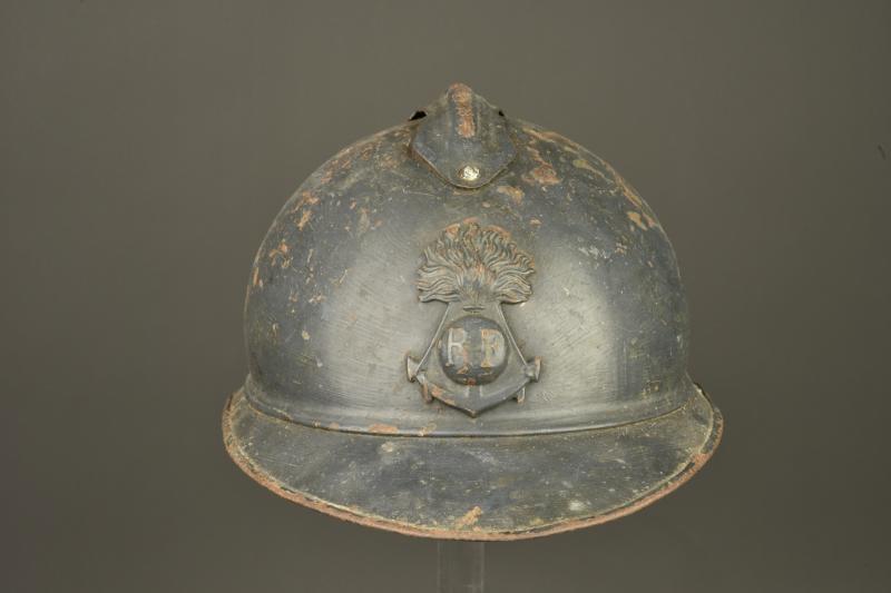 Casque Adrian de l'infanterie coloniale. Colonial Infantry Adrian helmet