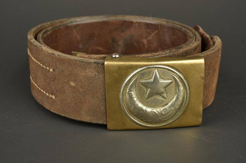 Ceinturon avec boucle Turque M1895. Belt with Turkish Model 1895 buckle