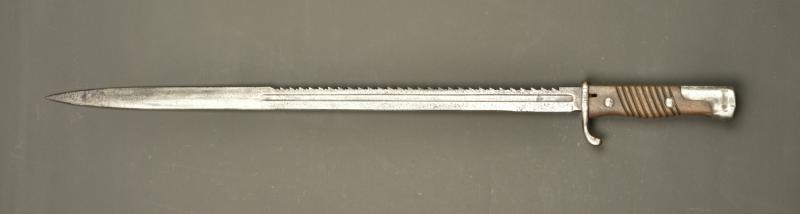 Baïonnette allemande S98 aA dents de scie de Garde Grenadier. German S98 aA sawback bayonet of the Guard Grenadiers