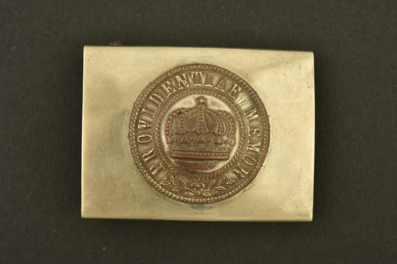 Boucle saxonne couleurs inversées pour 100e Leib Garde ou Jager. Saxon buckle with reversed colours for the 100th Leib Grenadier Regiment or Jäger units