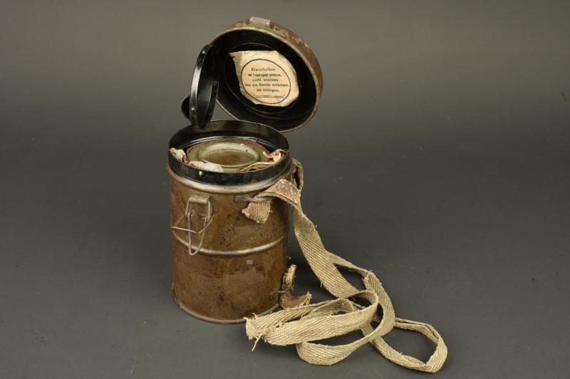 Masque anti gaz allemand Lederschutzmaske 1917. German Lederschutzmaske 1917 gas mask