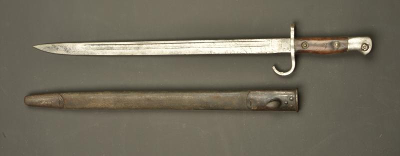Baïonnette anglaise 1907 à quillon. British Pattern 1907 bayonet with hooked quillon