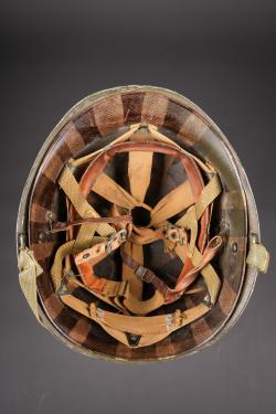 Casque de parachutiste US légion étrangère. U.S. paratrooper helmet used by the Foreign Legion. — miniature 11