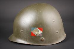 Casque de parachutiste US légion étrangère. U.S. paratrooper helmet used by the Foreign Legion. — miniature 17