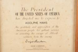 Diplôme de congratulation américaine. American congratulatory certificate — miniature 6