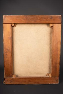 Toile représentant un officier US. Painting depicting a US officer — miniature 3