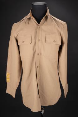 Chemise d'officier chino. Khaki officer’s shirt — miniature 3