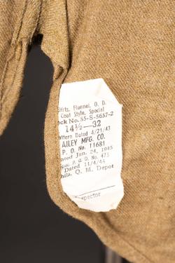 Chemise moutarde. US Army shirt. — miniature 8