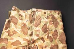 Pantalon HBT 43 camouflé. US HBT 43 camouflaged trousers. — miniature 2