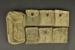 Pochettes pour chargeurs de Carabine USM1. Magazine pouches for US M1 Carbine magazines — miniature 2