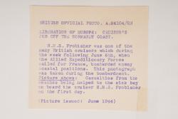 Photo Normandie Juin 1944. Normandy June 1944 press photograph. — miniature 3