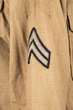 Chemise moutarde. US Army mustard shirt. — miniature 8