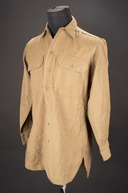 Chemise moutarde US. US Army mustard shirt. — miniature 1