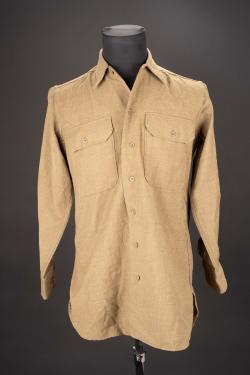 Chemise moutarde US. US Army mustard shirt. — miniature 3