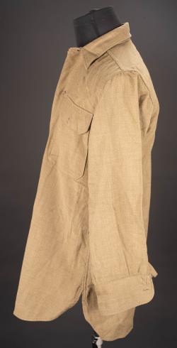 Chemise moutarde US. US Army mustard shirt. — miniature 4