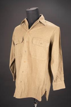 Chemise moutarde US. US Army mustard shirt. — miniature 1