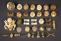 Insignes de col US. US Army insignia. — miniature 1