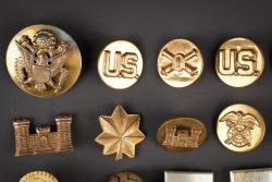 Insignes de col US. US Army insignia. — miniature 2