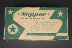 Boite de ration Supper K. US Army Supper K ration box. — miniature 1