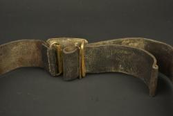 Ceinturon français M1845 du 72e de Ligne et guêtres noires. French M1845 belt rig of the 72nd Line Infantry Regiment with black gaiters — miniature 4