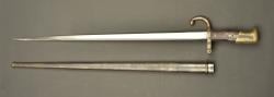 Baïonnette française Gras Mlle 1874. French Gras Model 1874 bayonet — miniature 1