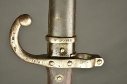 Baïonnette française Gras Mlle 1874. French Gras Model 1874 bayonet — miniature 2