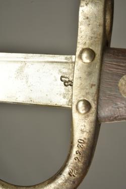 Baïonnette française Gras Mlle 1874. French Gras Model 1874 bayonet — miniature 5