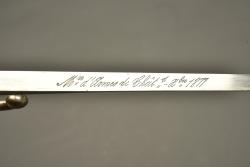 Baïonnette française Gras Mlle 1874. French Gras Model 1874 bayonet — miniature 6