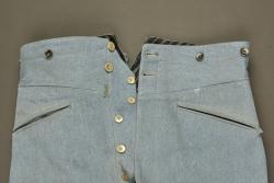 Culotte bleu horizon d'un officier d'artillerie. Horizon blue artillery officer’s breeches — miniature 7
