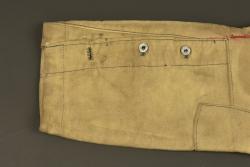 Pantalon culotte français d'artilleur en ratine. French artillery ratine cloth breeches — miniature 10