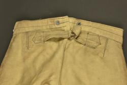 Pantalon culotte français d'artilleur en ratine. French artillery ratine cloth breeches — miniature 3
