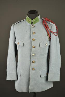 Tunique bleu horizon d'un officier du Train. Horizon blue tunic of a Train officer — miniature 1