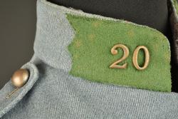 Tunique bleu horizon d'un officier du Train. Horizon blue tunic of a Train officer — miniature 8
