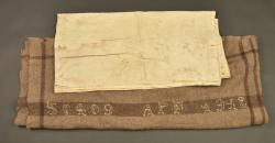 Couverture et toile de tente françaises. French blanket and shelter half — miniature 4