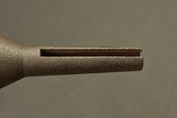 Tromblon VB avec son étui en cuir retourné. VB rifle grenade launcher with reversed leather carrier — miniature 3
