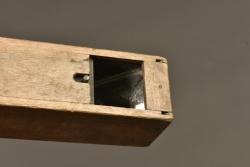 Périscope de tranchée français en bois vernis. French trench periscope in varnished wood — miniature 6