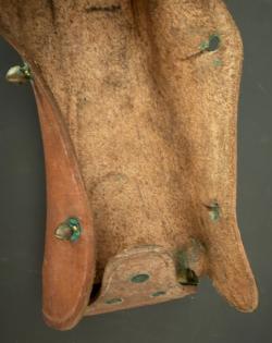 Etui de fer de pioche français. French pickaxe head carrier — miniature 4