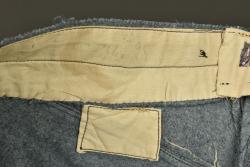 Culotte bleu horizon troupe infanterie. Horizon blue infantry other ranks breeches — miniature 2