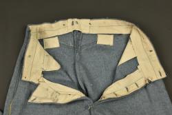 Culotte bleu horizon troupe infanterie. Horizon blue infantry other ranks breeches — miniature 4