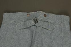 Culotte bleu horizon troupe infanterie. Horizon blue infantry other ranks breeches — miniature 5