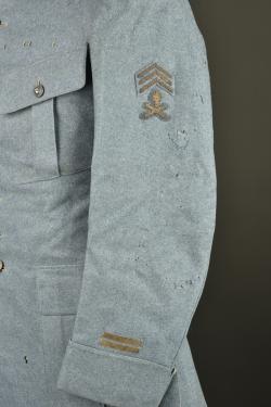 Tunique bleu horizon d'un lieutenant mitrailleur du 67e RI. Horizon blue tunic of a machine gun lieutenant of the 67th Infantry Regiment — miniature 6