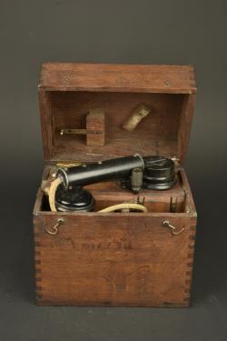 Téléphone de campagne français Mildé. French Mildé field telephone — miniature 10