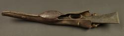 Fer de pioche français 1939 avec étui cuir 1927. French 1939 pickaxe head with 1927 leather carrier — miniature 4