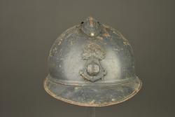 Casque Adrian de l'infanterie coloniale. Colonial Infantry Adrian helmet — miniature 1