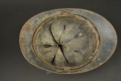Casque Adrian de l'infanterie coloniale. Colonial Infantry Adrian helmet — miniature 2